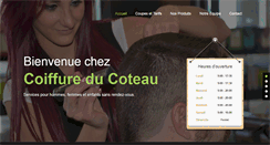 Desktop Screenshot of coiffureducoteau.com